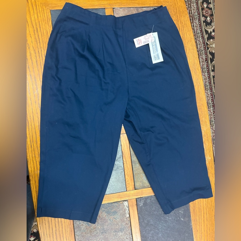 Dressbarn Dark Blue Capris